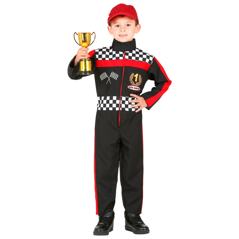 Kostým pilota formule velikost 116